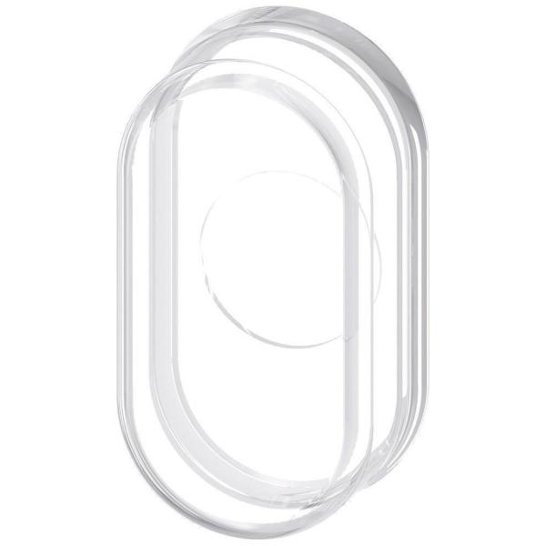CAPERUZA PROTECCIÓN SILICONA PARA PULSADOR DOBLE RASANTE TRANSPARENTE