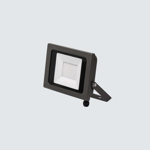 PROYECTOR LED 50W EXTRAFINO BLANCO NEUTRO NEGRO