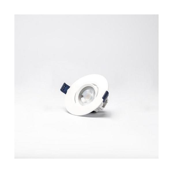 MINI DOWNLIGHT ORIENTABLE 3W REDONDO BLANCO CLIDO 45