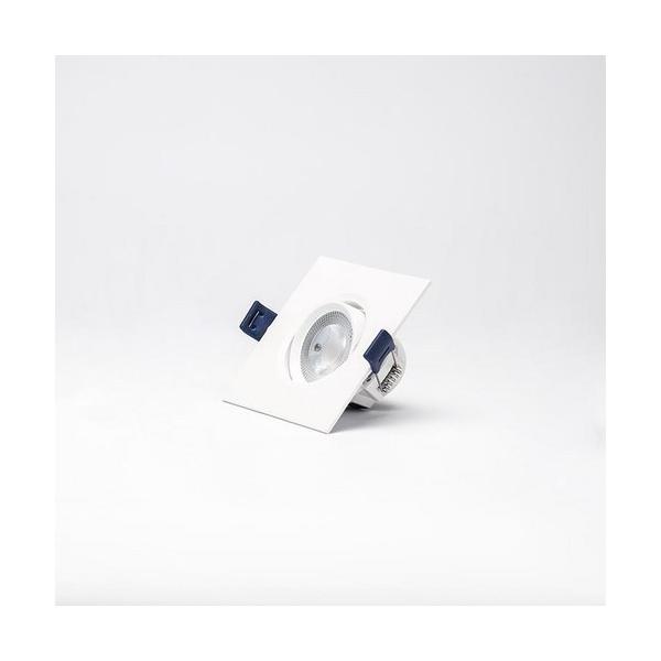 MINI DOWNLIGHT ORIENTABLE 3W CUADRADO BLANCO CLIDO 45