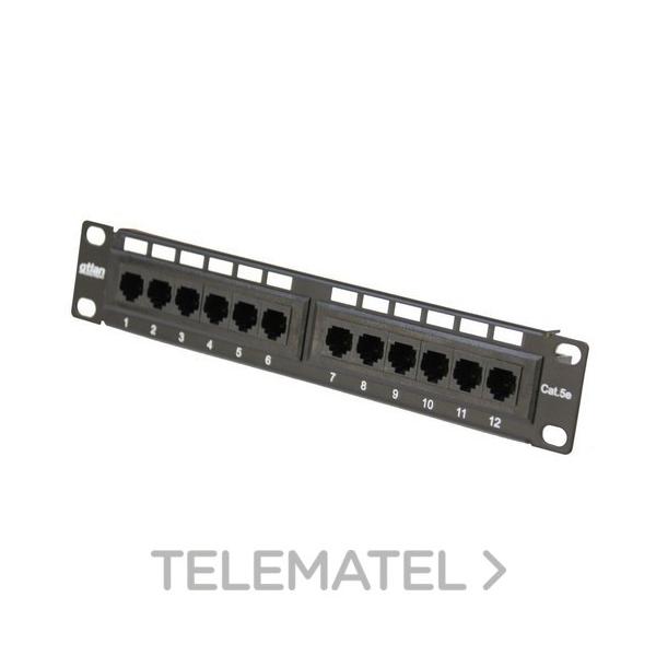 PANEL MINILAN 10" 12RJ45 UTP C-6 T568A/B