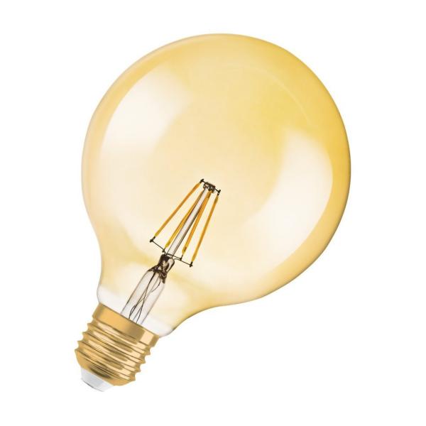 LMPARA LED VINTAGE 1906 GLOBE 51 E27 FILAMENTO GOLD 7W 650lm 2400K