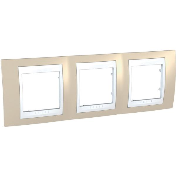 MARCO 3 ELEMENTOS SERIE ÚNICA PLUS ARENA/BLANCO