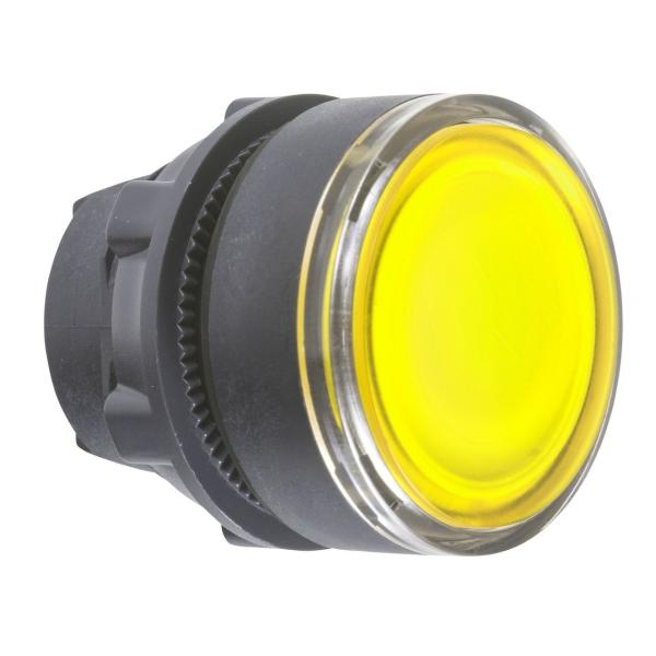 CABEZA PULSADOR LUMINOSO AMARILLO LED