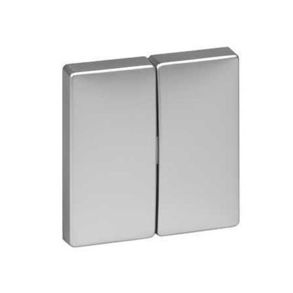 TECLA DOBLE ARTEC ALUMINIO