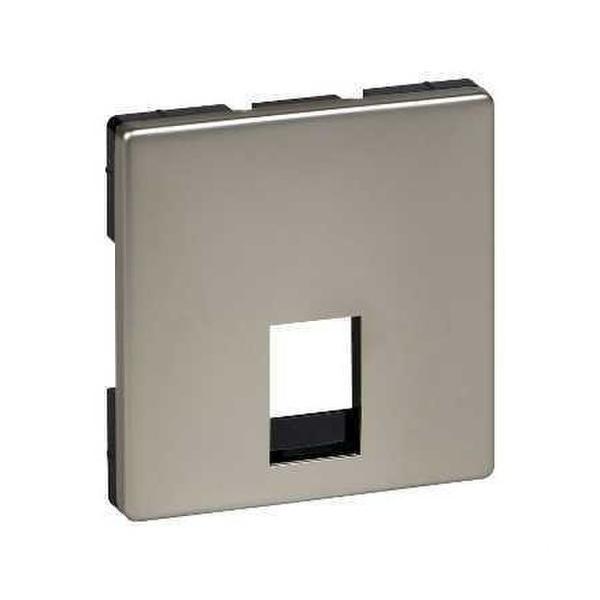 TAPA TOMA TELÉFONO ARTEC ACERO