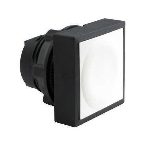 CABEZA PULSADOR RASANTE CUADRADO BLANCA