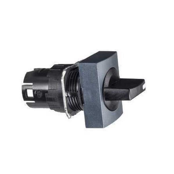 CABEZA SELECTOR DIÁMETRO 16 MANETA NEGRA 3 FIJA RECTANGULAR