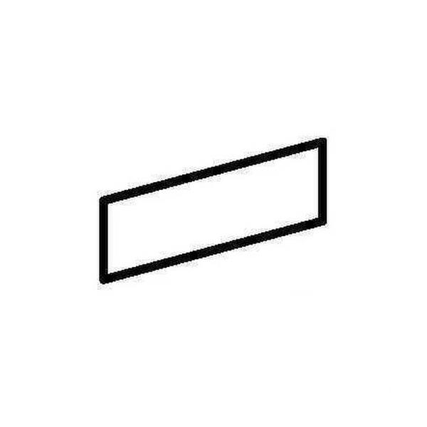 ETIQUETA MARCADA 8x27mm FONDO NEGRO / ROJO SERVICIO