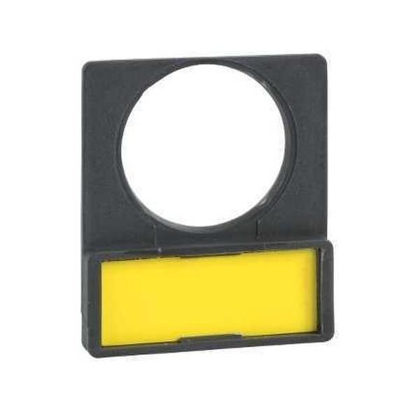 PORTAETIQUETAS 30x40 CON ETIQUETA FONDO NEGRO PARADA