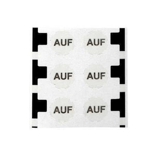 PLANCHA 66 ETIQUETAS REDONDO TRANSPARENTE I