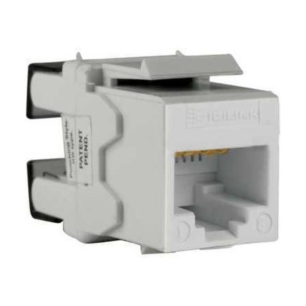 CONECTOR RJ45 CATEGORÍA 6 UTP KEYSTONE BLANCO