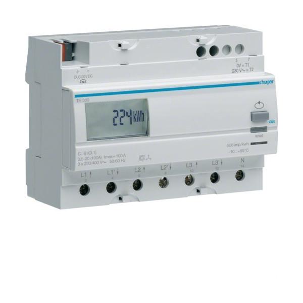 CONTADOR ENERGÍA TRIFÁSICA 100A