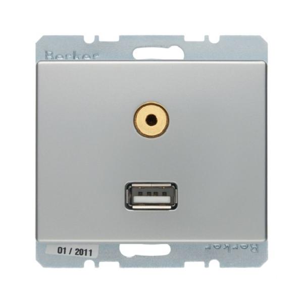 TOMA USB 3,5mm AUDIO ARSYS ACERO