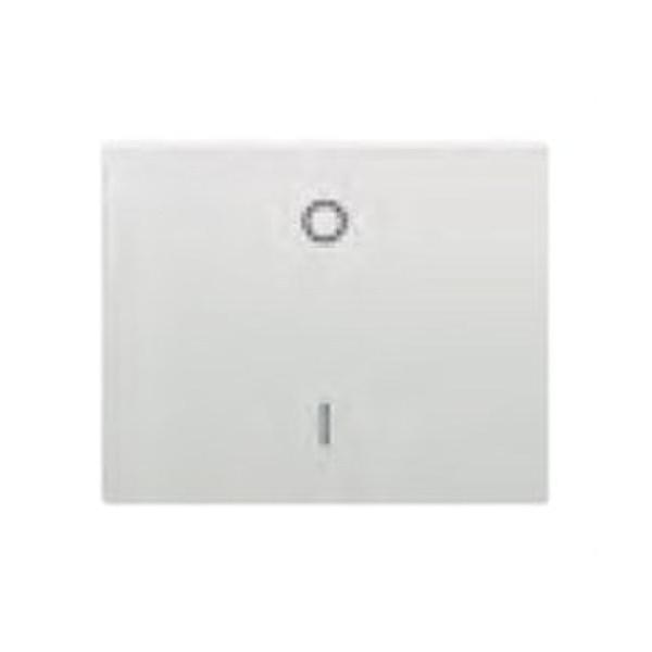 TECLA INTERRUPTOR BIPOLAR SERIE IRIS EN NEGRO ANTRACITA