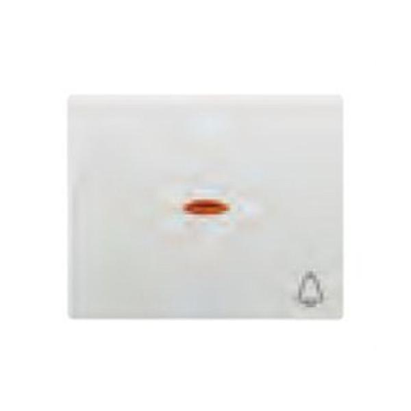 TECLA PULSADOR TIMBRE LUMINOSO SERIE IRIS EN NEGRO ANTRACITA