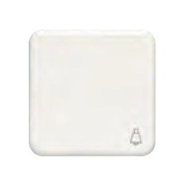 TECLA PULSADOR TIMBRE SERIE IBIZA EN BLANCO