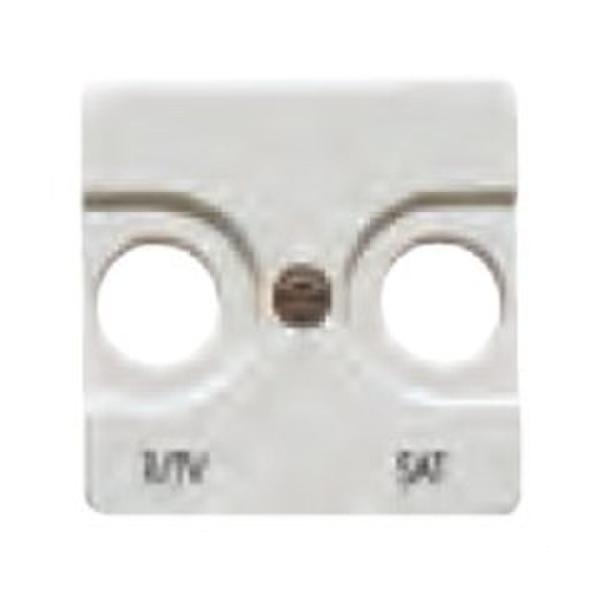 TAPA EN BEIGE TOMA R/TV-SAT TELEVÉS SERIE SOL TEIDE