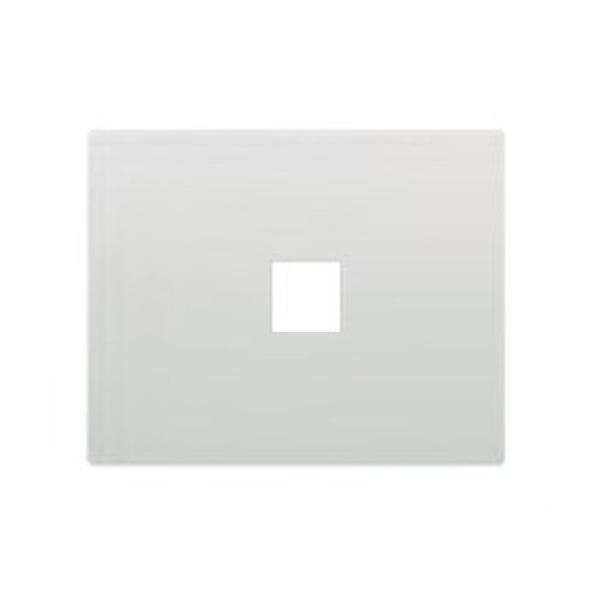 TAPA TOMA TELFONO RJ11 SERIE IRIS EN NEGRO ANTRACITA