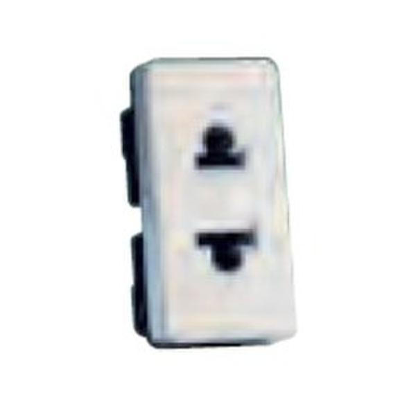 BASE MIXTA ESTRECHA 250V SOLO PARA EXPORTACIÓN EN BEIGE