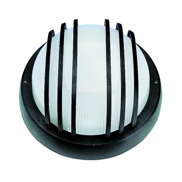 APLIQUE ESTANCO LUCERO 100W NEGRO