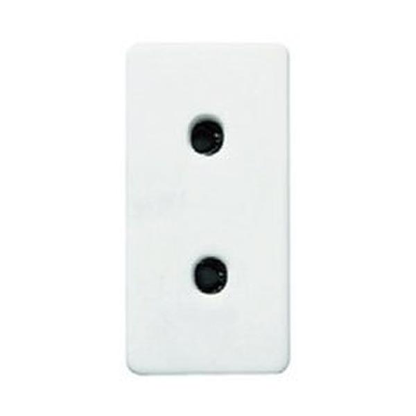 BASE DE ENCHUFE 2P EUROPEA STYLO BLANCO MARFIL