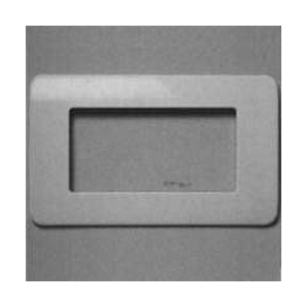 PLACA RECTANG.8MOD.S.STYLO BL.MARFIL