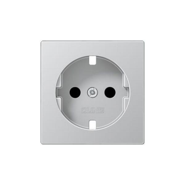 CAZOLETA ENCHUFE SCHUKO A ALUMINIO