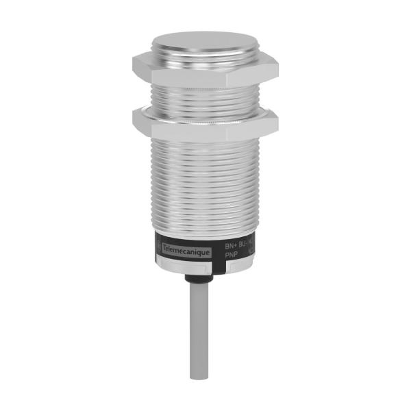 SENSOR CAPACITIVO M30 10mm 24V DC NA 2m LATÓN