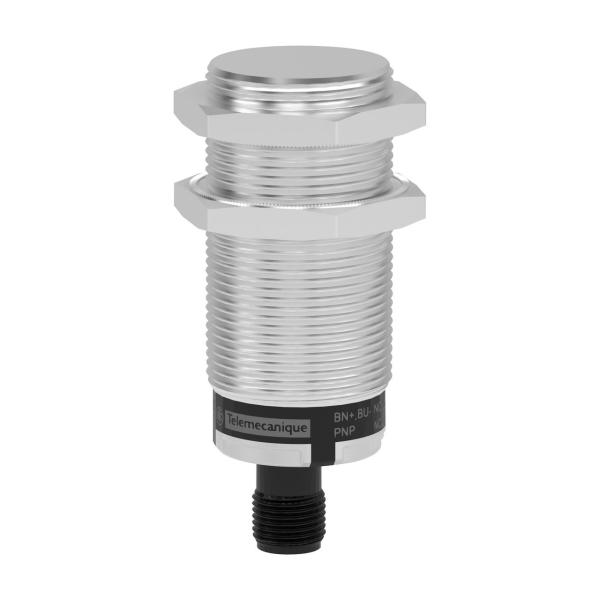 SENSOR CAPACITIVO M30 10mm 24V DC NA+NC M12 LATÓN