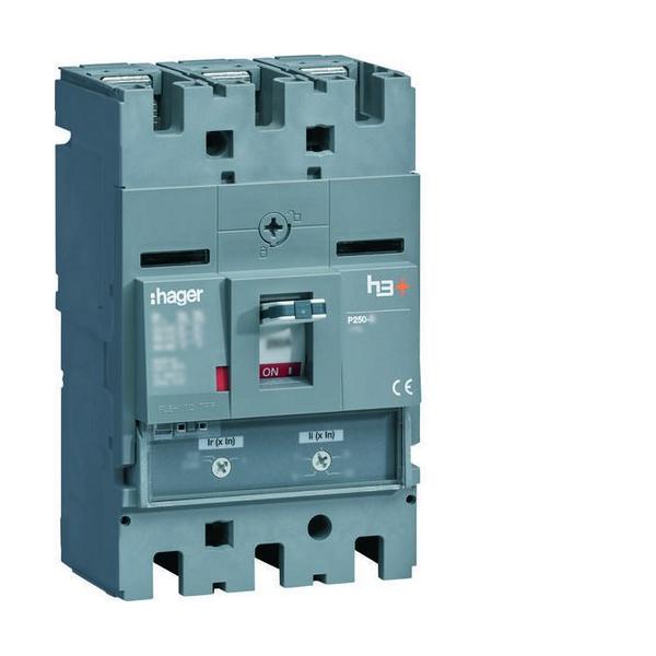 INTERRUPTOR AUTOMTICO DE CAJA MOLDEADA h3+ P250 3P3D 200A 25kA REL TM