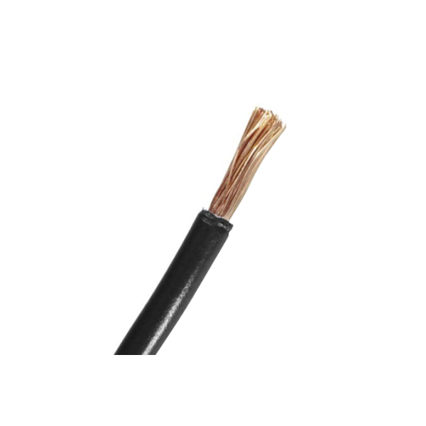 CABLE LISTIN PVC 6mm. NEGRO