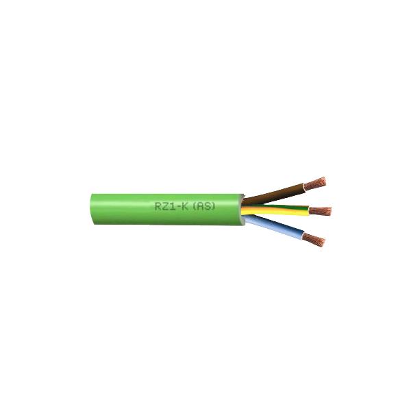 MANGUERA LIBRE HALOGENOS 1kv. 3x1,5mm. VERDE RZ1-K (bobina)