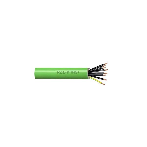 MANGUERA LIBRE HALOGENOS 1kv. 8x2,5mm. VERDE RZ1-K (bobina)