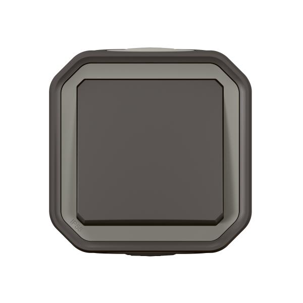 Conmutador Plexo monobloc superficie - 10AX - Antracita