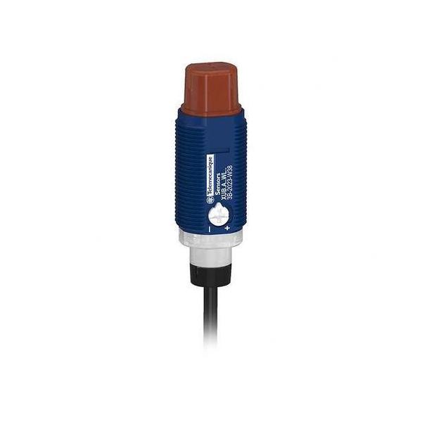SENSOR FOT.CIL.PLAST.ANGR.REFLEX POLARIZADOS SN5M NPN NO NC CBL.2m 24V