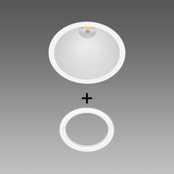 ISPOT 2 COM 1681 LED 8W 3000°K CLD BLANC