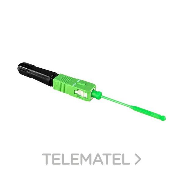 CONECTOR FUSIÓN SC/APC TIPO SOC SM VERDE 3mm COMPATIBLE FUSIBLES FS6-A1