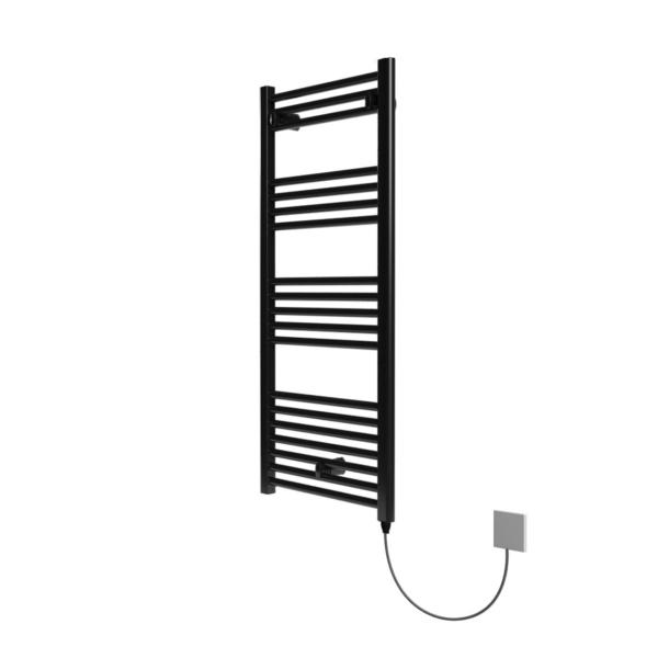RADIADOR TOALLERO ELÉCTRICO ELBA CABLE 50x112cm NEGRO