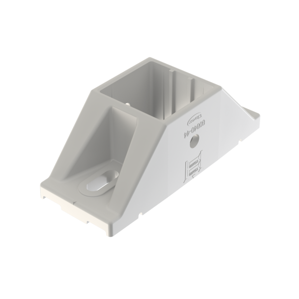Conector fijo aislante Unex en U48X sin halógenos color gris