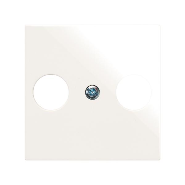 Tapa para toma de señal R-TV+SAT blanco Simon 270