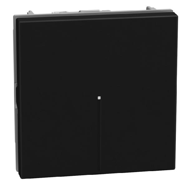 Interruptor axial Light Now iluminable - 10 AX-250 V~ - 2 módulos - Dark