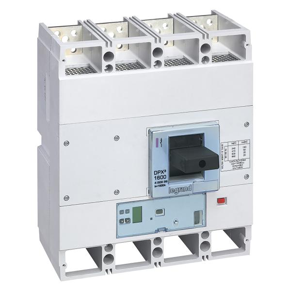 Interruptor de caja moldeada DPX³ 1600 - electrónico S10 - 4P - 50kA - 1600A