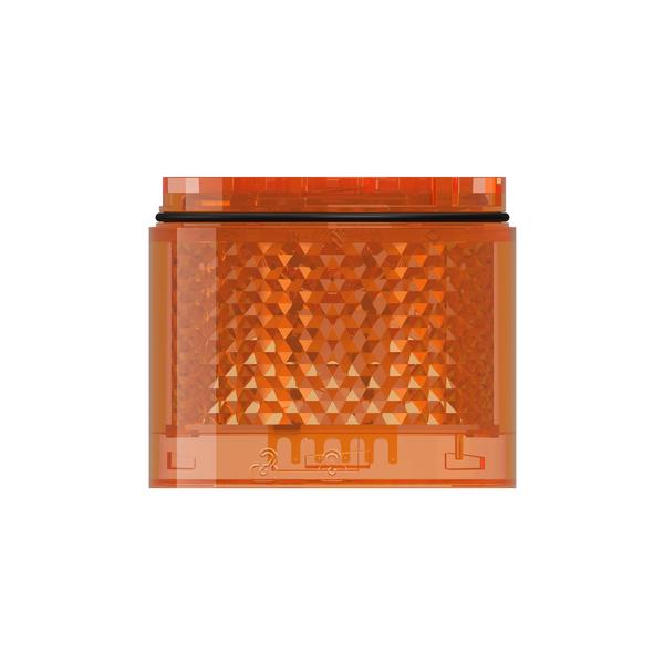 Unidad luminosa, Harmony XVB7, naranja, Ø70mm, intermitente, lente de color