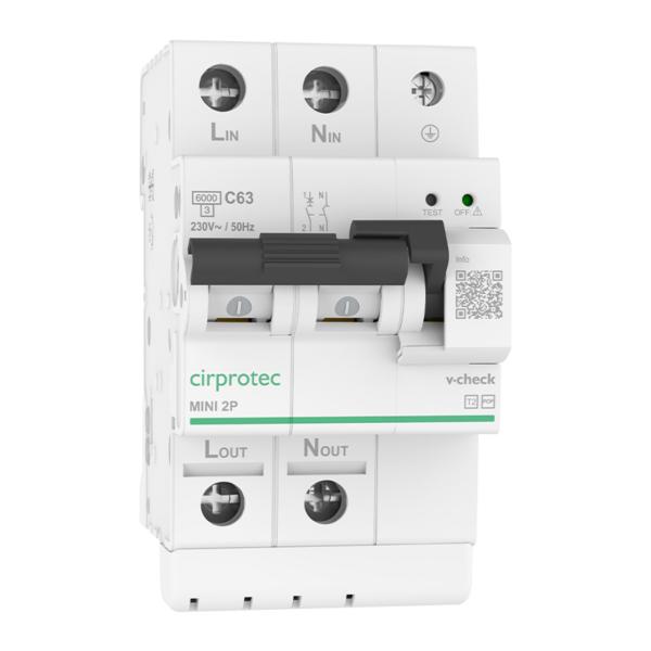 PROTECTOR CONTRA SBT.COMBI.(UNE-EN IEC 63052)(P+T)IGA 63A 2 15kA MONO 3 MOD.