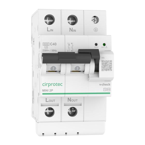 PROTECTOR CONTRA SBT.COMBI.(UNE-EN IEC 63052)(P+T)IGA 40A 2 15kA MONO 3 MOD.