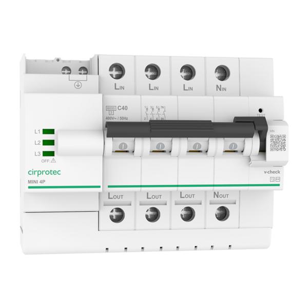PROTECTOR CONTRA SBT.COMBI.(UNE-EN IEC 63052)(P+T)IGA 40A 2 15kA TRIF.7 MOD.