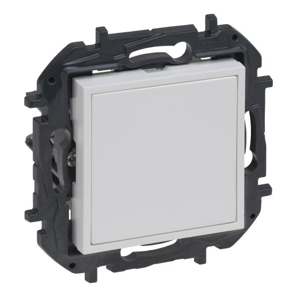 Tapa ciega y adaptador para Mosaic Niloé Step - Blanco mate