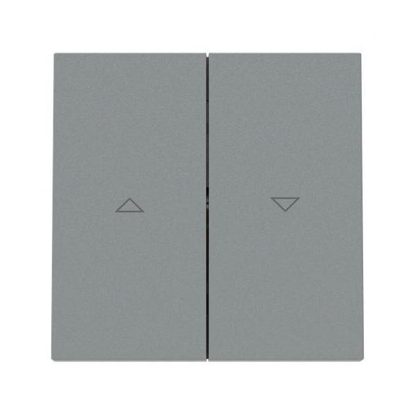 TECLA INTERRUPTOR / PULSADOR PERSIANAS SERIE VEGA GRIS NIEBLA