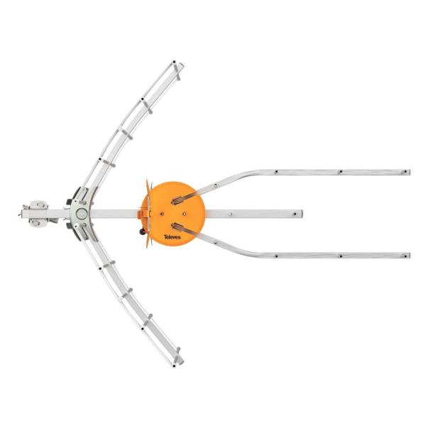 ANTENA TDT INTELIGENTE A6 UHF PREPARADA PARA DVB-T2 Y UHD